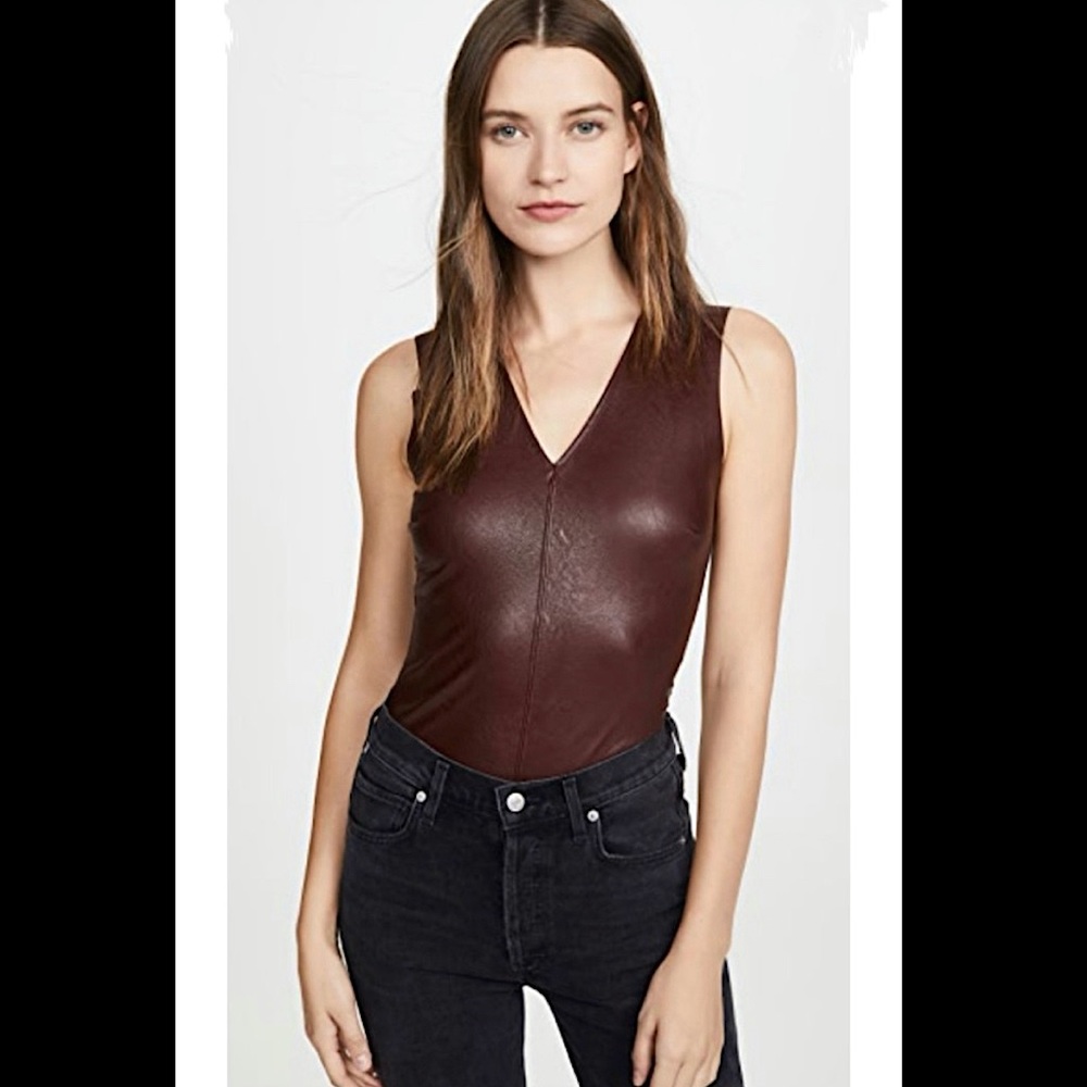 Commando Faux Leather Bodysuit